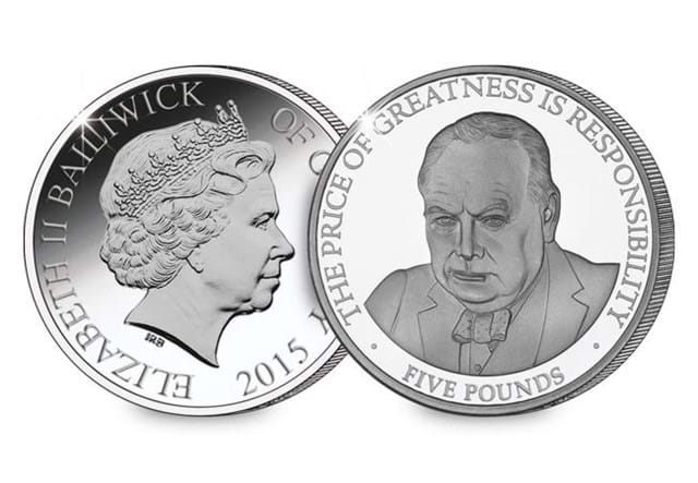 Portraits of a leader Churchill 50th anniversary coin three
